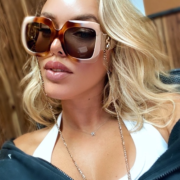 NEW GUCCI GG1022S - 003 CHAIN SUNGLASSES - Picture 3 of 16